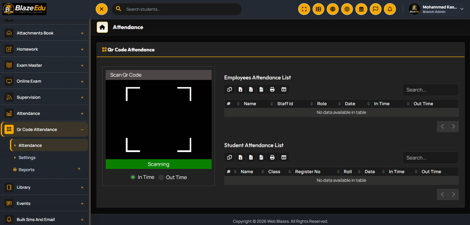 QR Attendance screenshot