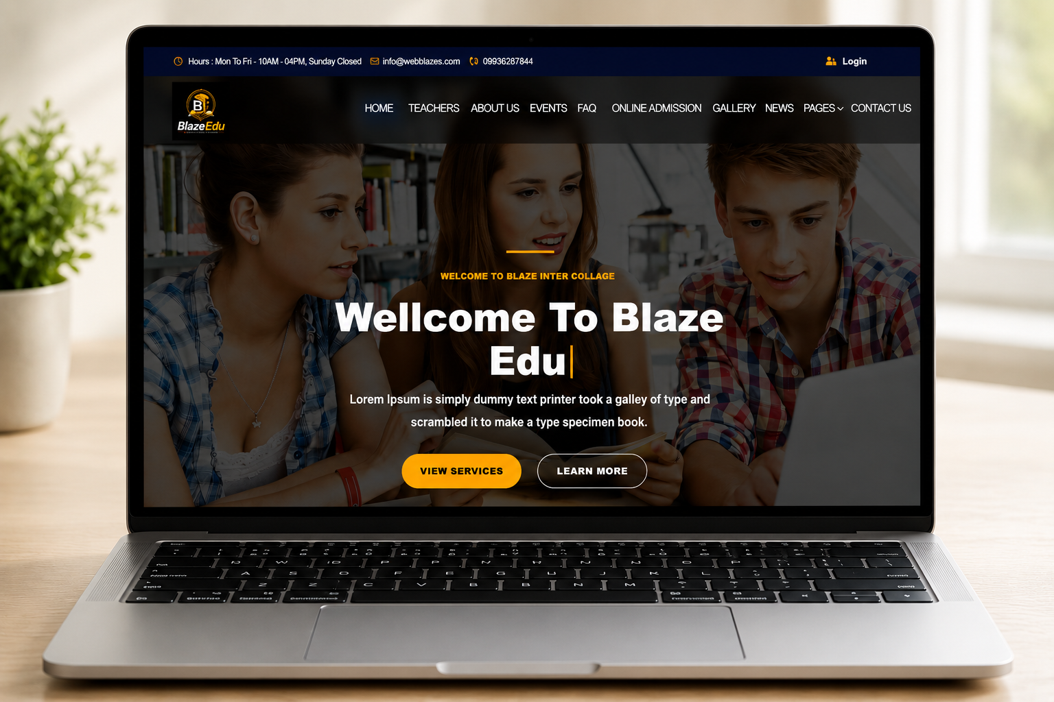 Online School Management Software product screenshot